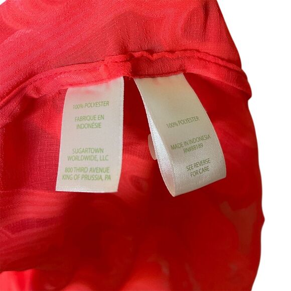 Lilly Pulitzer Women's XS Orange Swirl Cover Up Beachwear Summer - Picture 5 of 7